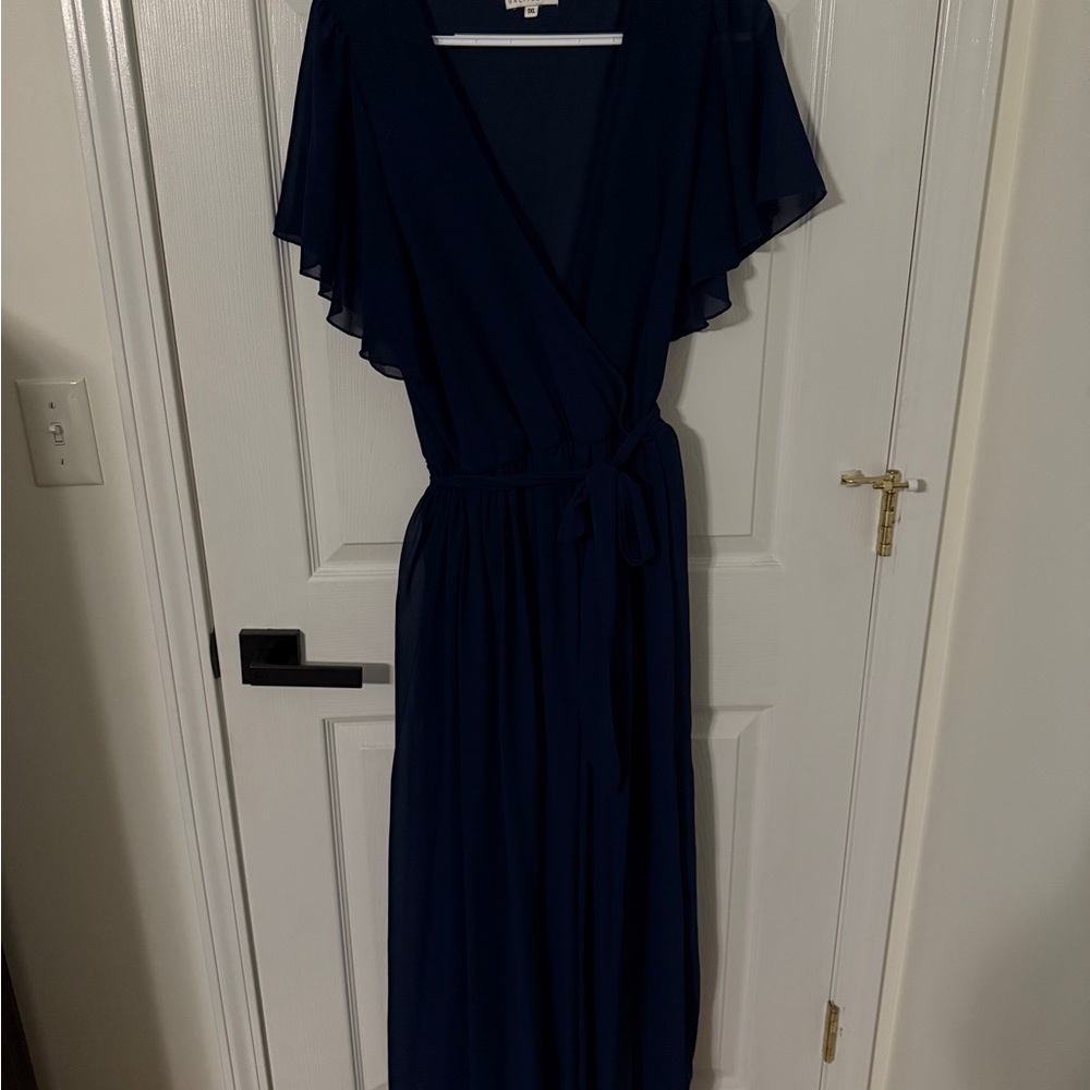 Baltic Born Deep Blue Midi Dress